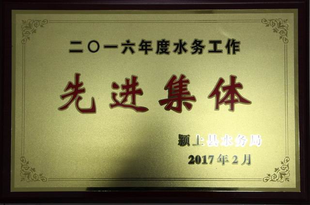 2016年度水務(wù)工作先進(jìn)集體